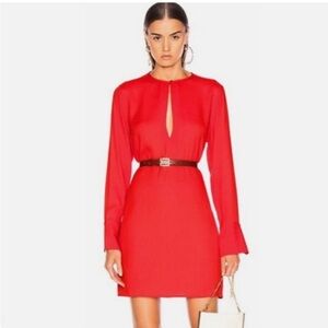 Equipment rayon red dress